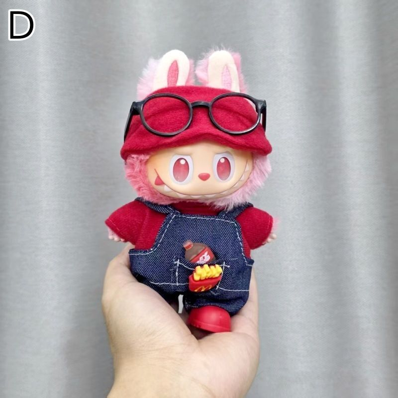 ぬいぐるみ服 labubu ラブブ 15-17cm 第1/2/3世代通用 夏 着せ
