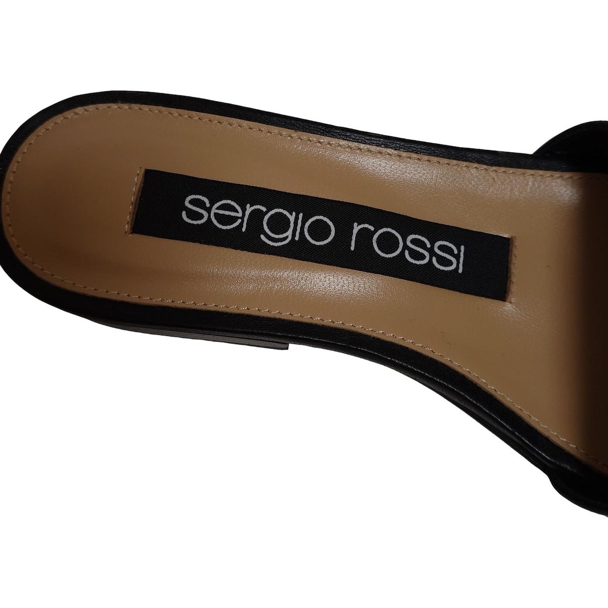 sergio rossi(セルジオロッシ) ミュール 34 レディース美品 - 黒