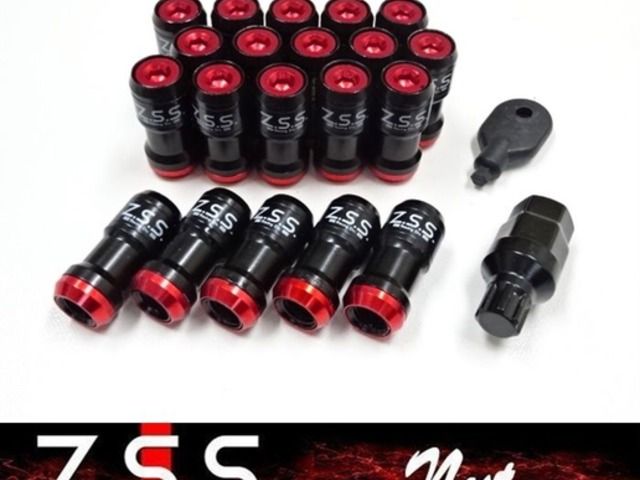 Z.S.S. レーシングナット M12×P1.5 アルミカラー付 スチールナット 20本 専用工具 キズ防止 スープラ アルテッツァ MR-2 MR-S 新品 ZSS