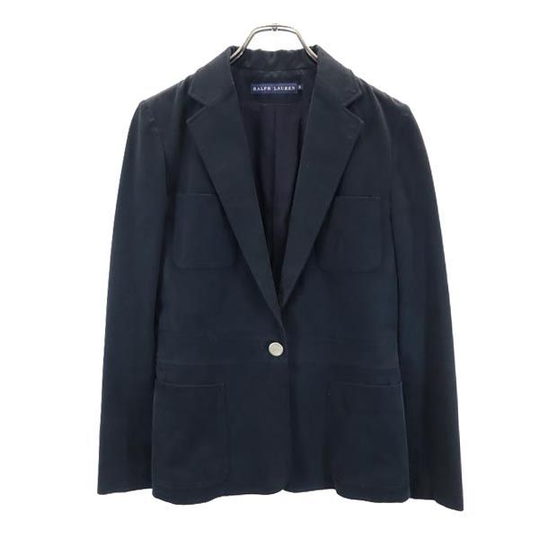 ラルフローレン ストレッチ テーラードジャケット 9 黒 RALPH LAUREN 