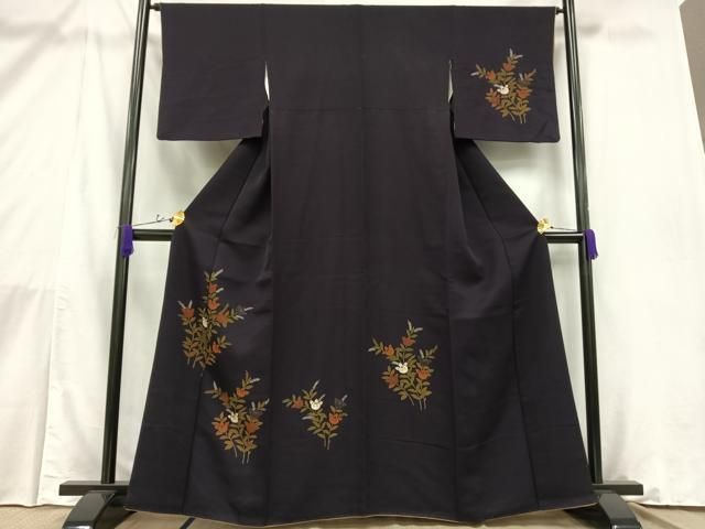 平和屋着物□訪問着 草花文 金彩 正絹 逸品 AAAY3492mf - メルカリ