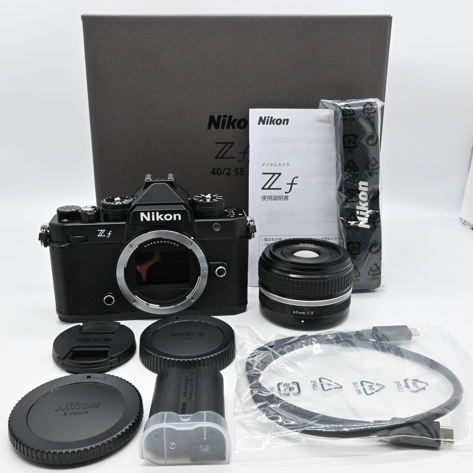 上品 Nikon Z f Z 40mm F2 Special Edition レンズキット ショット数 1300回