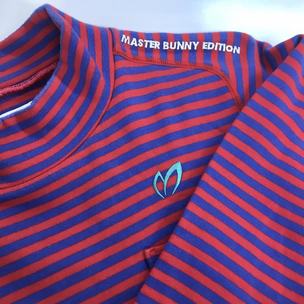 MASTER BUNNY EDITION 長袖 裏起毛 モックネック レッド マスター