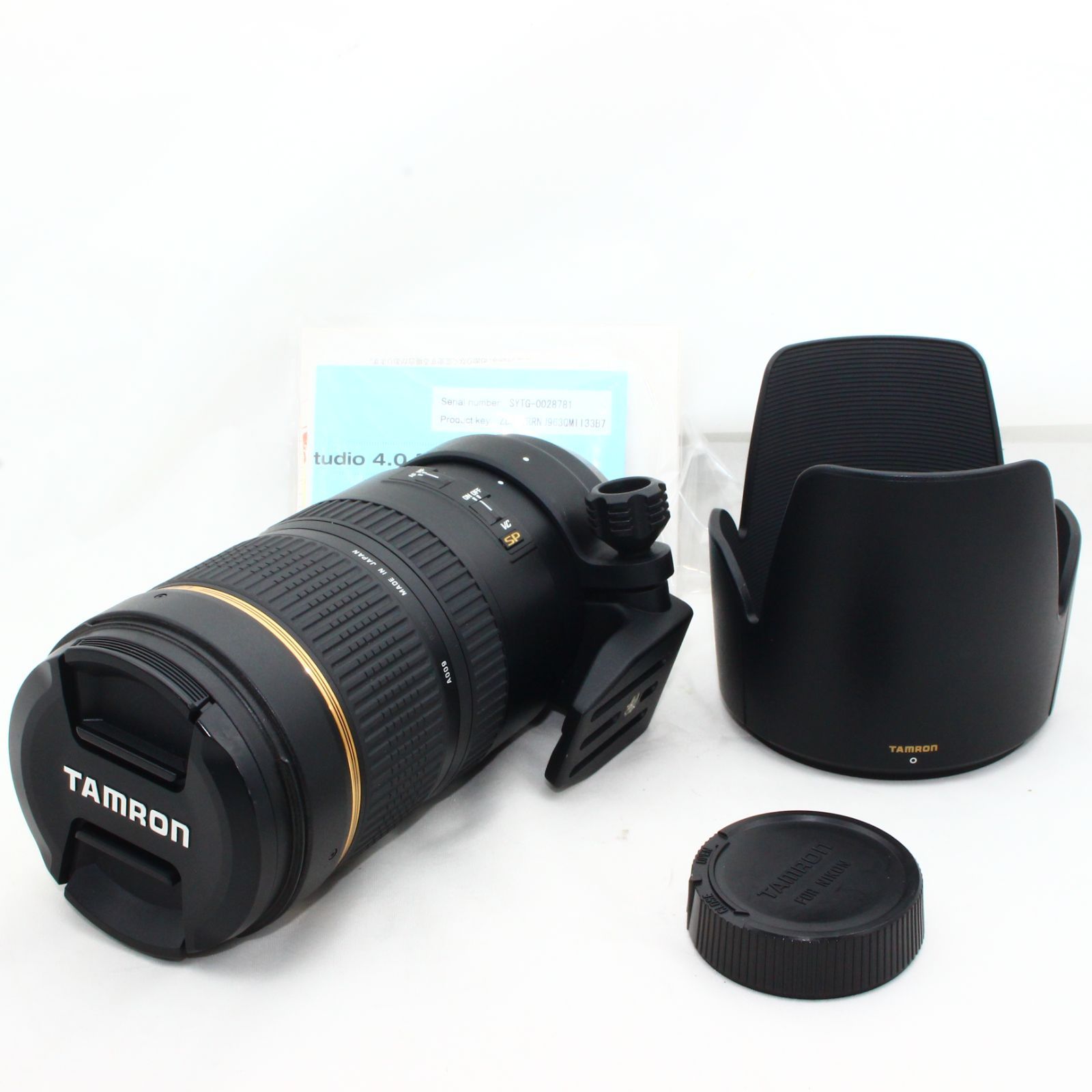 TAMRON 大口径望遠ズームレンズ SP 70-200mm F2.8 Di USD ソニー用