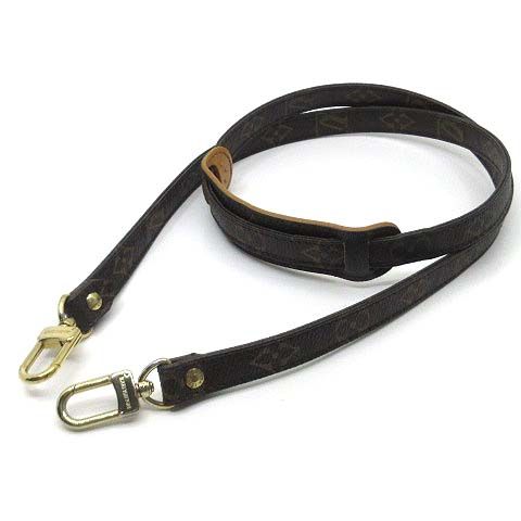 美品 ルイヴィトン モノグラム ショルダーストラップ 約119cm 肩当て有り ルイヴィトン LOUIS VUITTON モノグラム ショルダーストラップ
