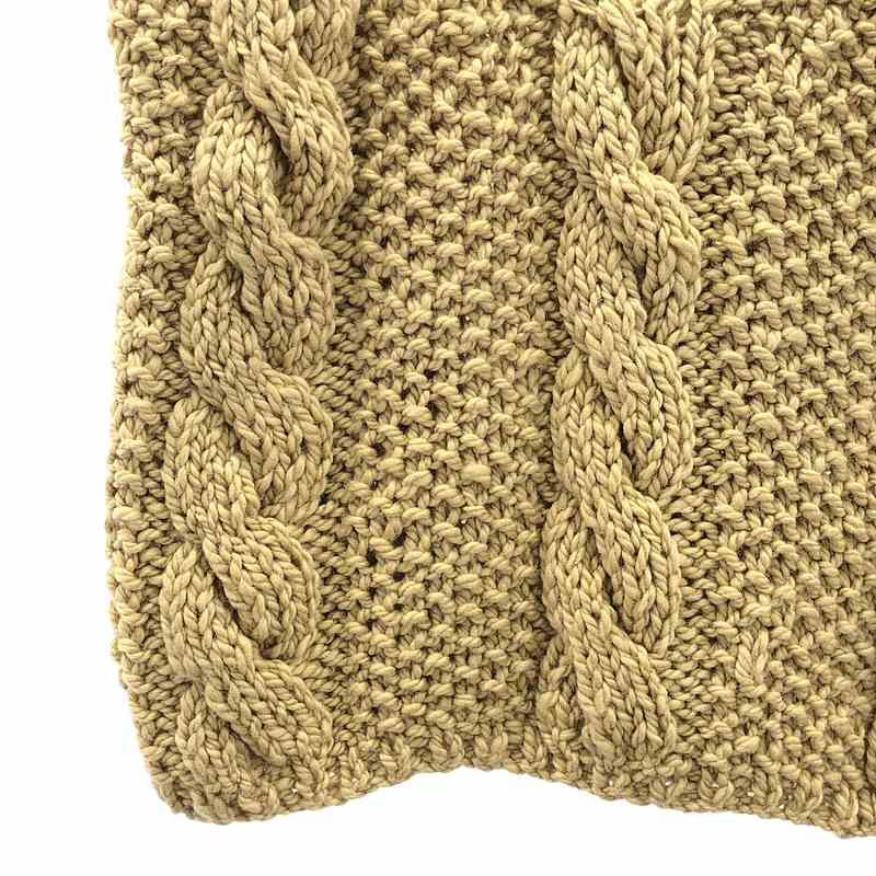 マイディ MAYDI *HAND-KNITTED CHUNKY VEST*Uニットベスト毛ウールワイド0225(10-2502-90)【22C52】 MAYDI / マイディ | HAND-KNITTED CHUNKY VEST ニットベスト | U