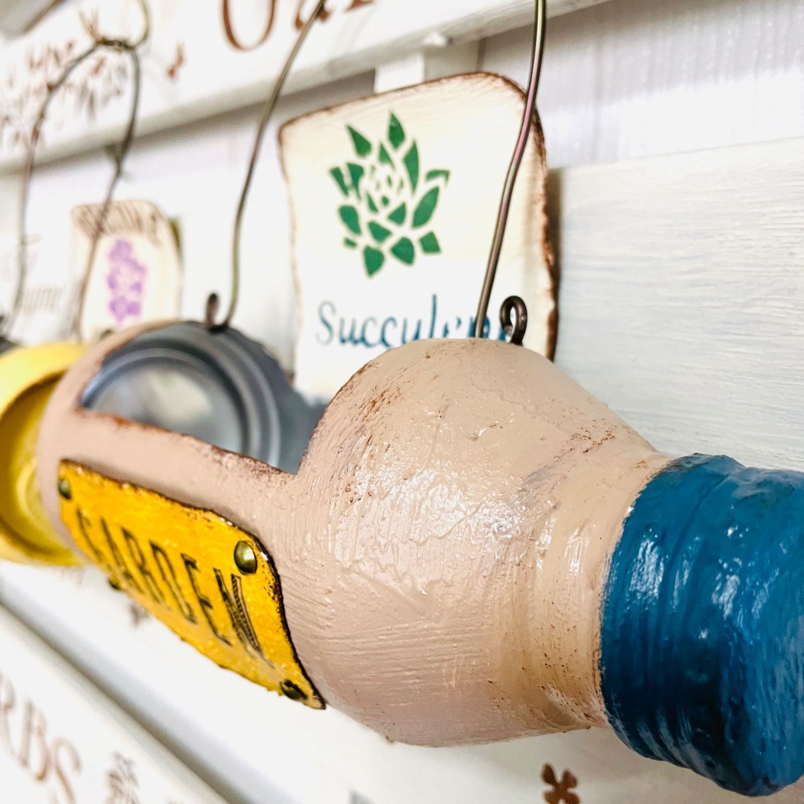 リメ缶、リメイク缶 横型2個セット多肉デザイン - メルカリ