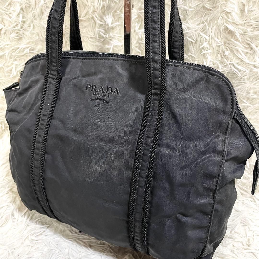 PRADA プラダ ナイロントートバッグ プラダ 黒 ナイロン トートバッグ