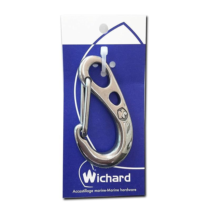 カラビナ カラビナ ジャンボ XJB-14B ステンレス 環付 全長 204mm 水本