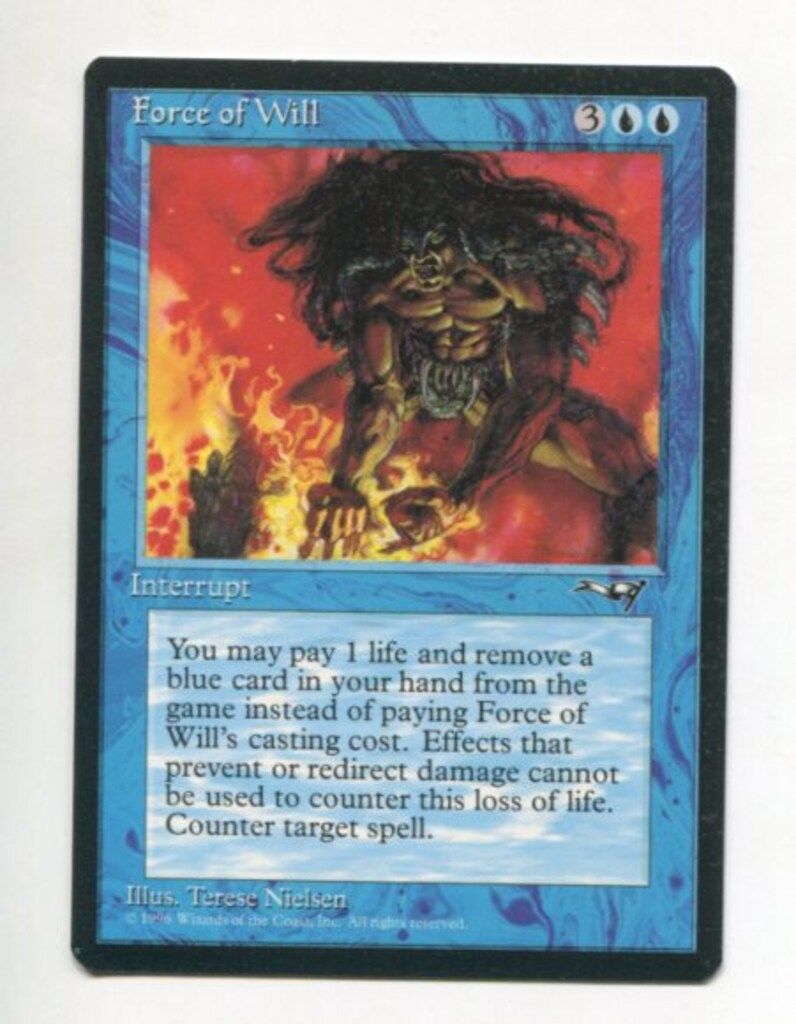 Wizards OF THE COAST アライアンス ALL 英 Force of Will 青U
