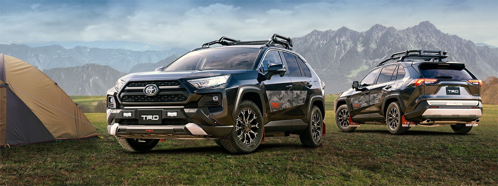 TRD マッドフラップ MS328-42001 レッド RAV4 5 系 2019.4～ FFCRYSTALESIA_COM