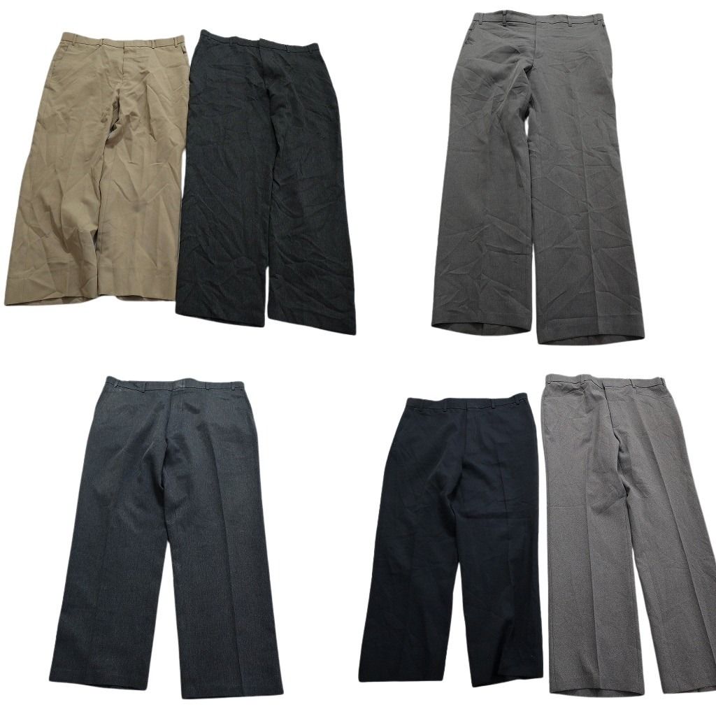 古着卸 リーバイス アクション スラックス パンツ 6枚セット メンズ 38 |42 ワイドパンツ ネイビー 古着 NA5483