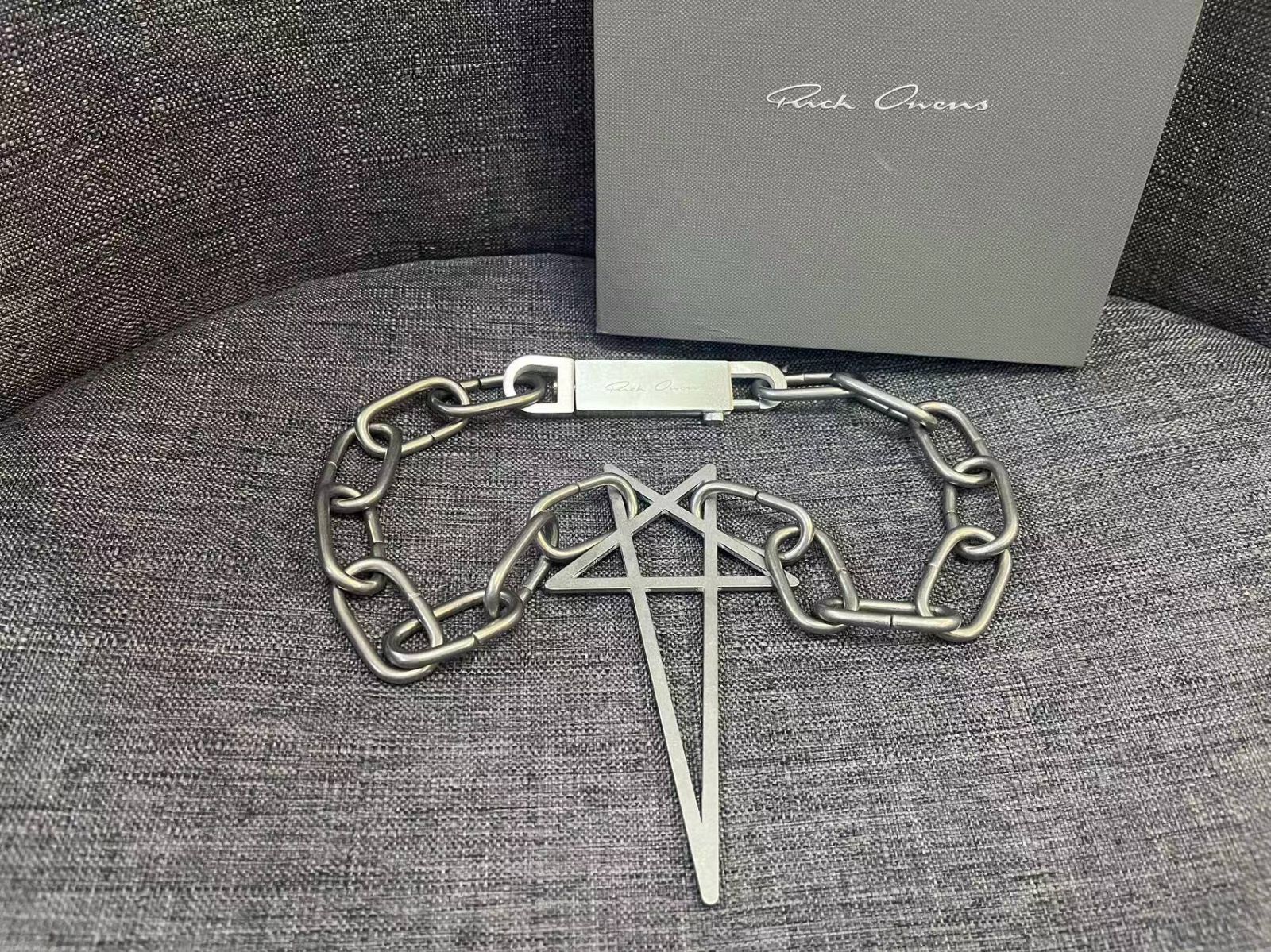 Rick Owens SS20 Pentagram Choker