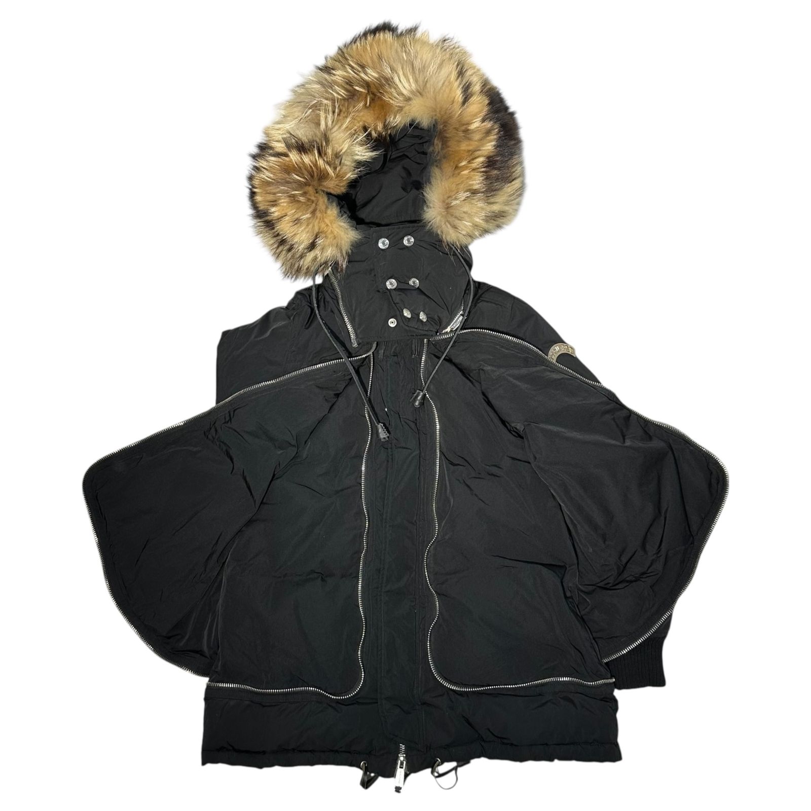 DSQUARED2(ディースクエアード) 10AW Big Fur Hood Nylon Down
