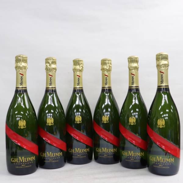 6本セット】G.H.MUMM（マム）グラン コルドン ブリュット 12.5% 750ml