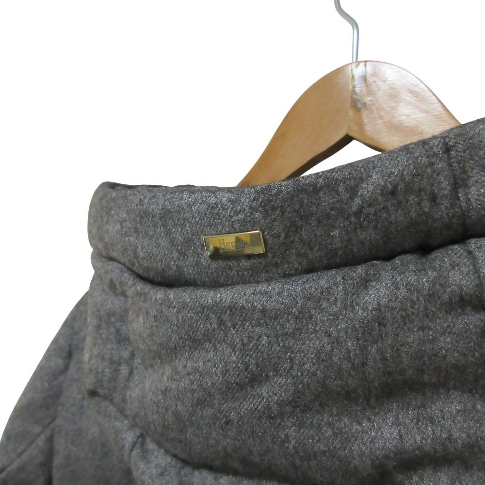 美品 HERNO ヘルノ ピアチェンツァ社製生地 カシミヤシルク