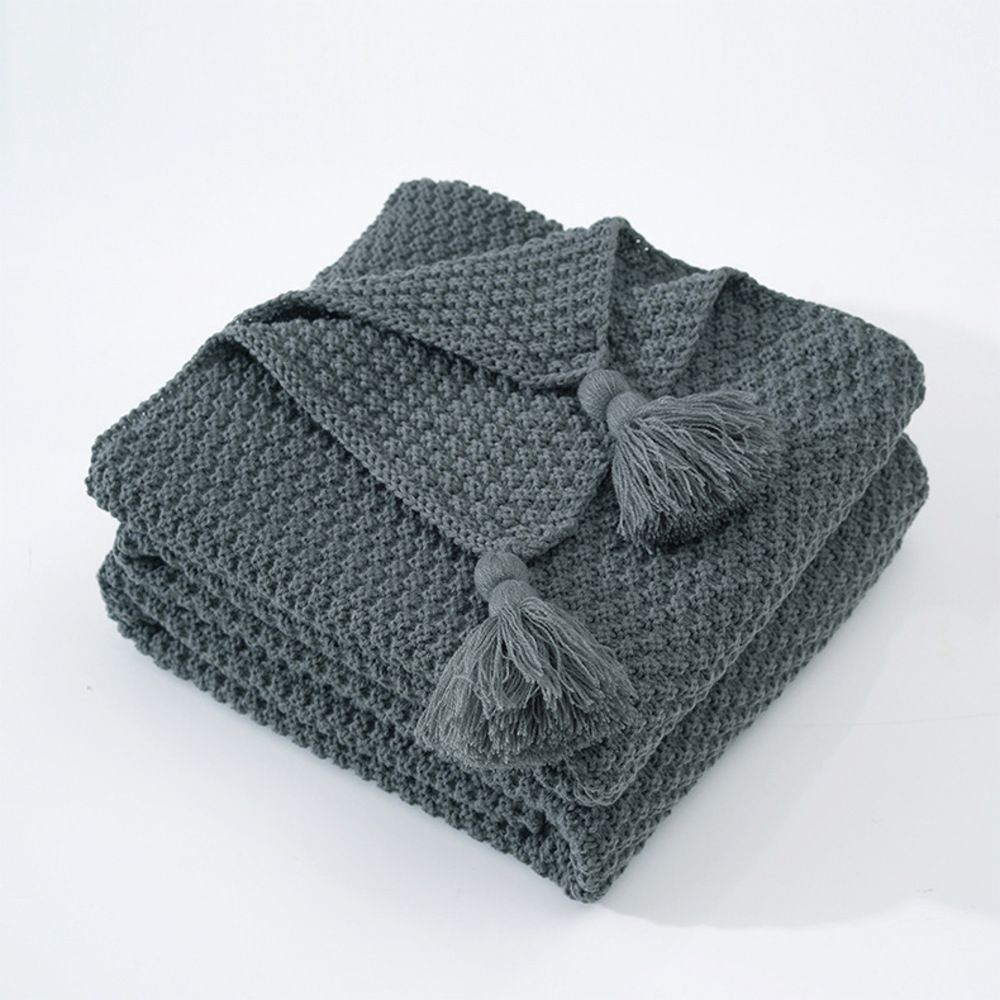 ダークグレー  110x150cm  ブランケット 掛け毛布 タオルケット ひざ掛け かわいい mfu518 ブランケット 大判 おしゃれ ひざ掛け 膝掛け 膝掛け毛布 タオルケット マルチカバー マルチクロス ニッ