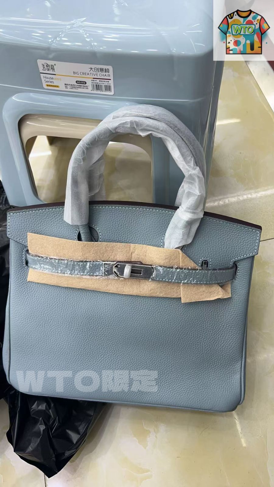 HERMES グレー ハンドバッグ グレー（灰色）系 HERMES(エルメス) ハンドバッグ(レディース