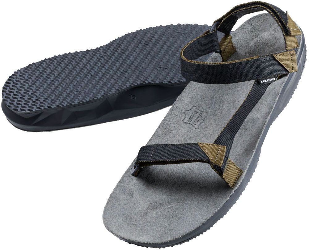 リザード LIZARD アウトドア ハイク メンズ サンダル 靴 シューズ 1200034 0073 スモークグリーン×オリ