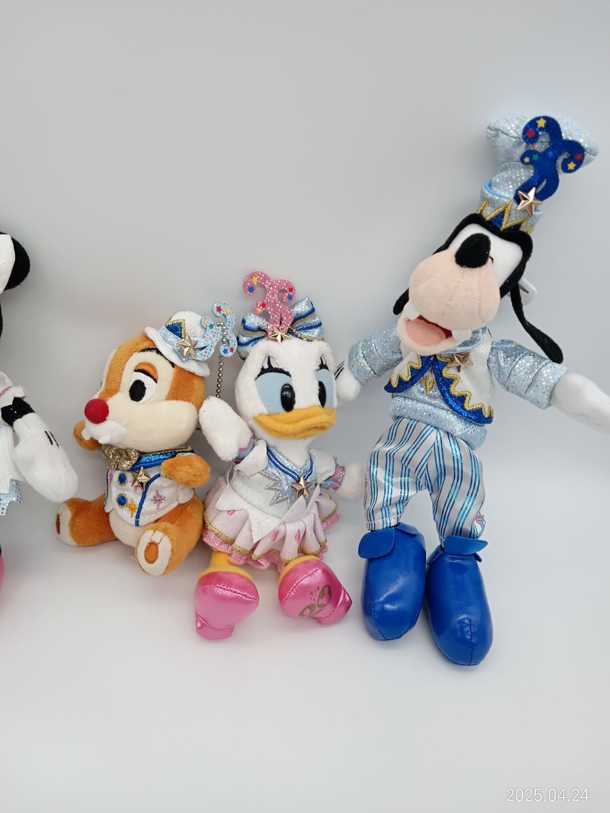 MR-00218 ディズニー ぬいぐるみバッジ 5点 20周年 ミッキー