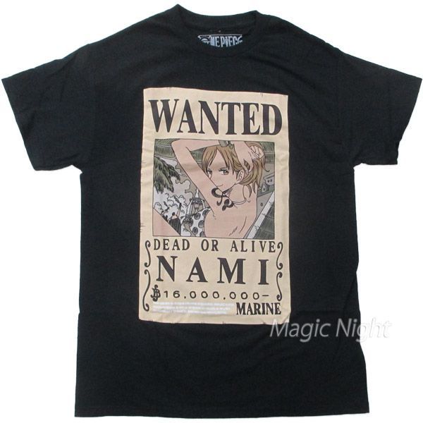 ONE PIECE ワンピース ナミ Tシャツ アニメ プリント ONE PIECE ワンピース ナミ Tシャツ アニメ プリント
