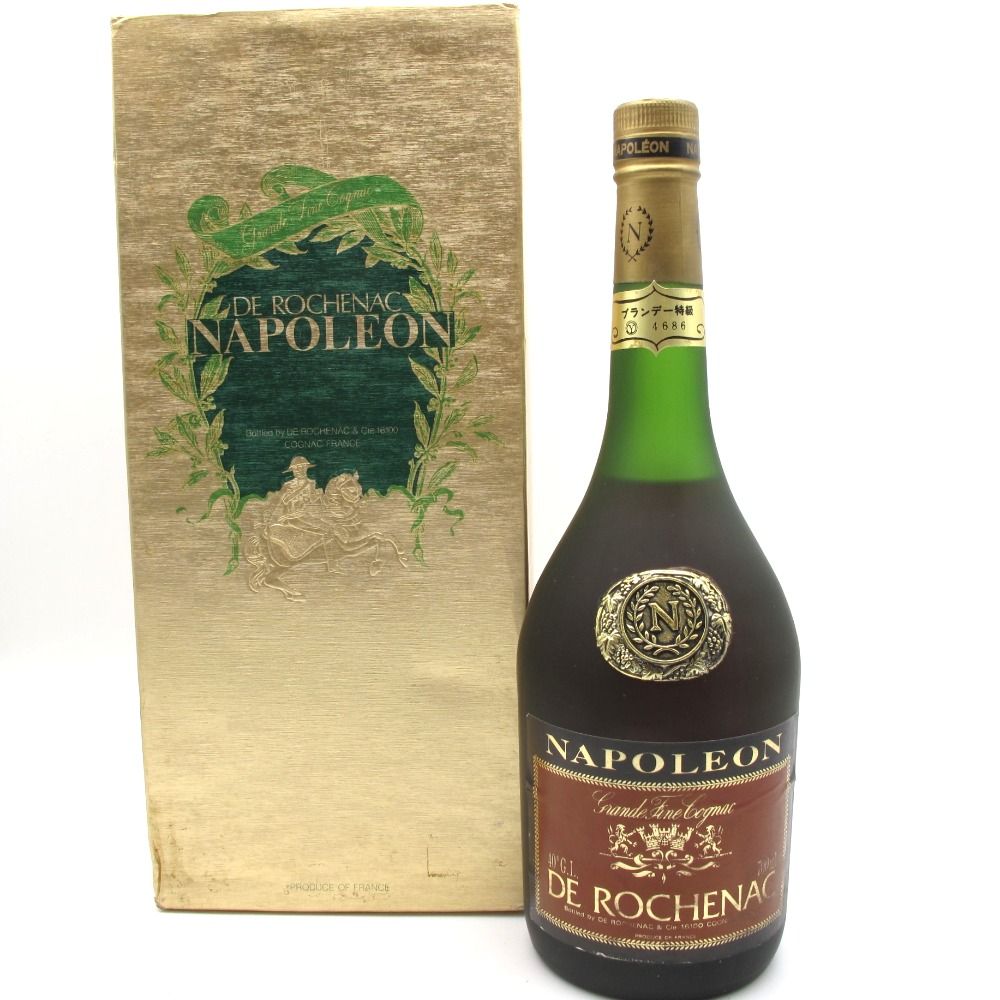 ブランデー DE ROCHENAC ド ロシュナック ブランデー特級 コニャック ナポレオン COGNAC NAPOLEON 700ml 40% 洋酒  古酒 未開栓 - メルカリ