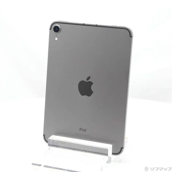 中古品〕 iPad mini 第6世代 256GB スペースグレイ MK8F3J／A SIM