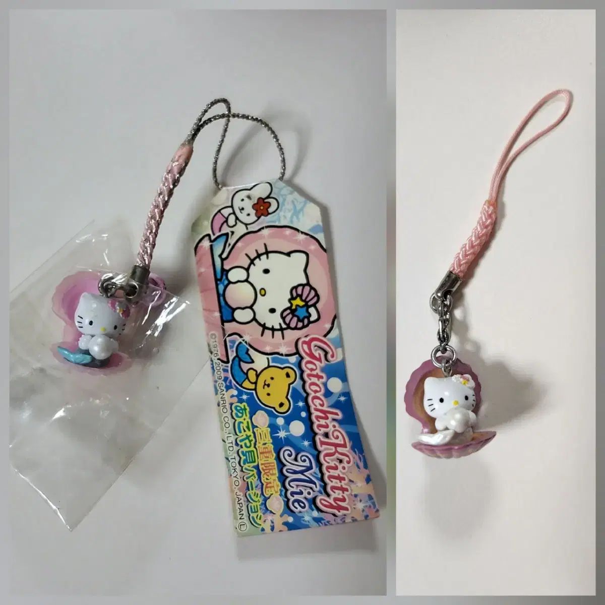 【激レア】三重限定 あこや貝 人魚キティ パール キティご当地 根付けストラップ ご当地キティ 三重 あこや貝 人魚 パール 真珠 - メルカリ