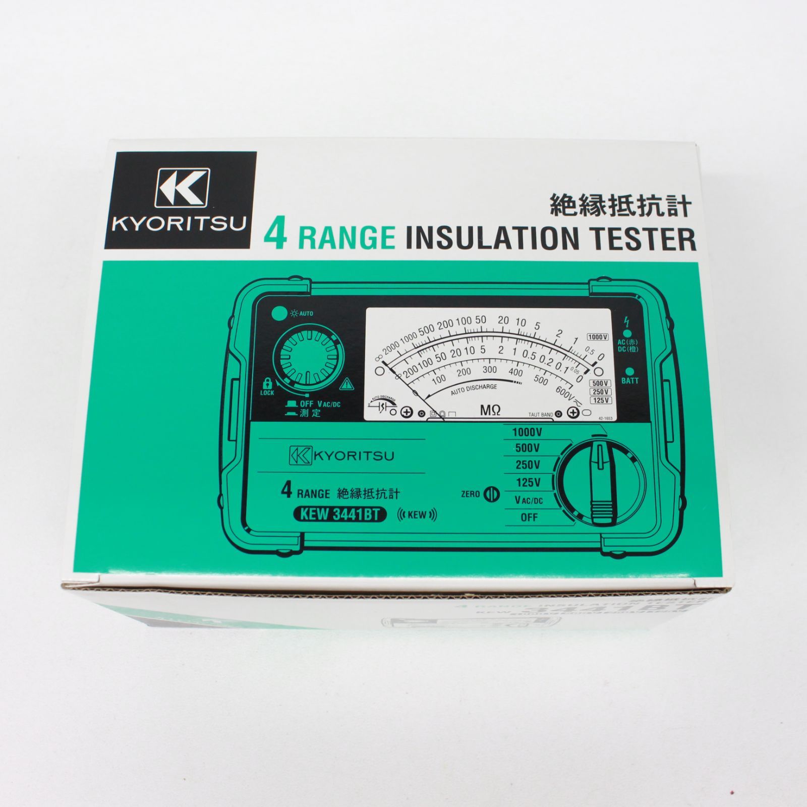 1398 共立電気計器 KYORITSU 絶縁抵抗計 KEW3441BT HRDEVELOPMENT_JP