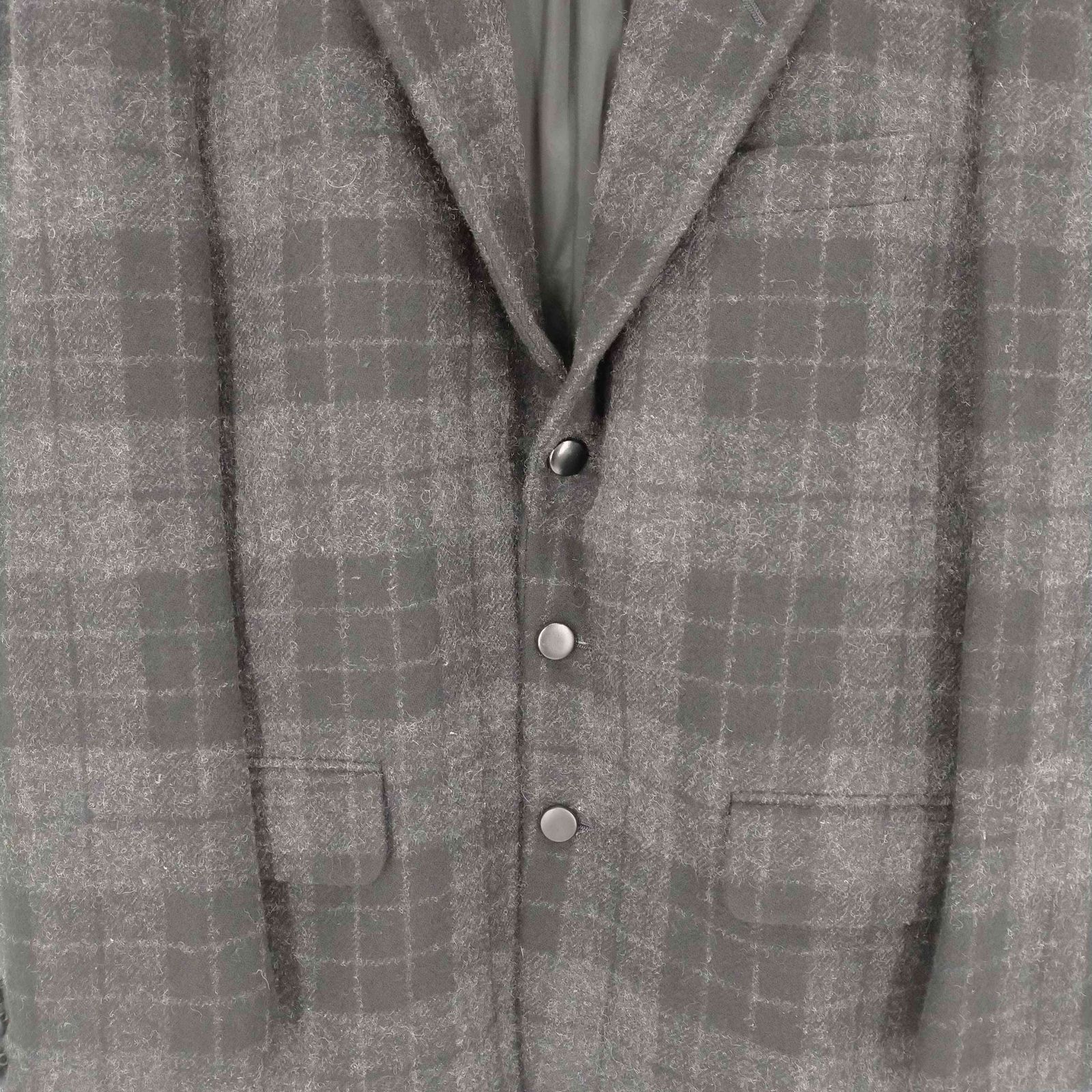 コムデギャルソンオム COMME des GARCONS HOMME ウール混 チェック柄3B