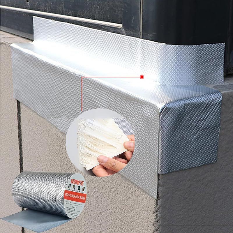 TINYMATCH 水漏れ防止テープ 20cm×10m 超強力 防水テープ 屋外 耐熱耐