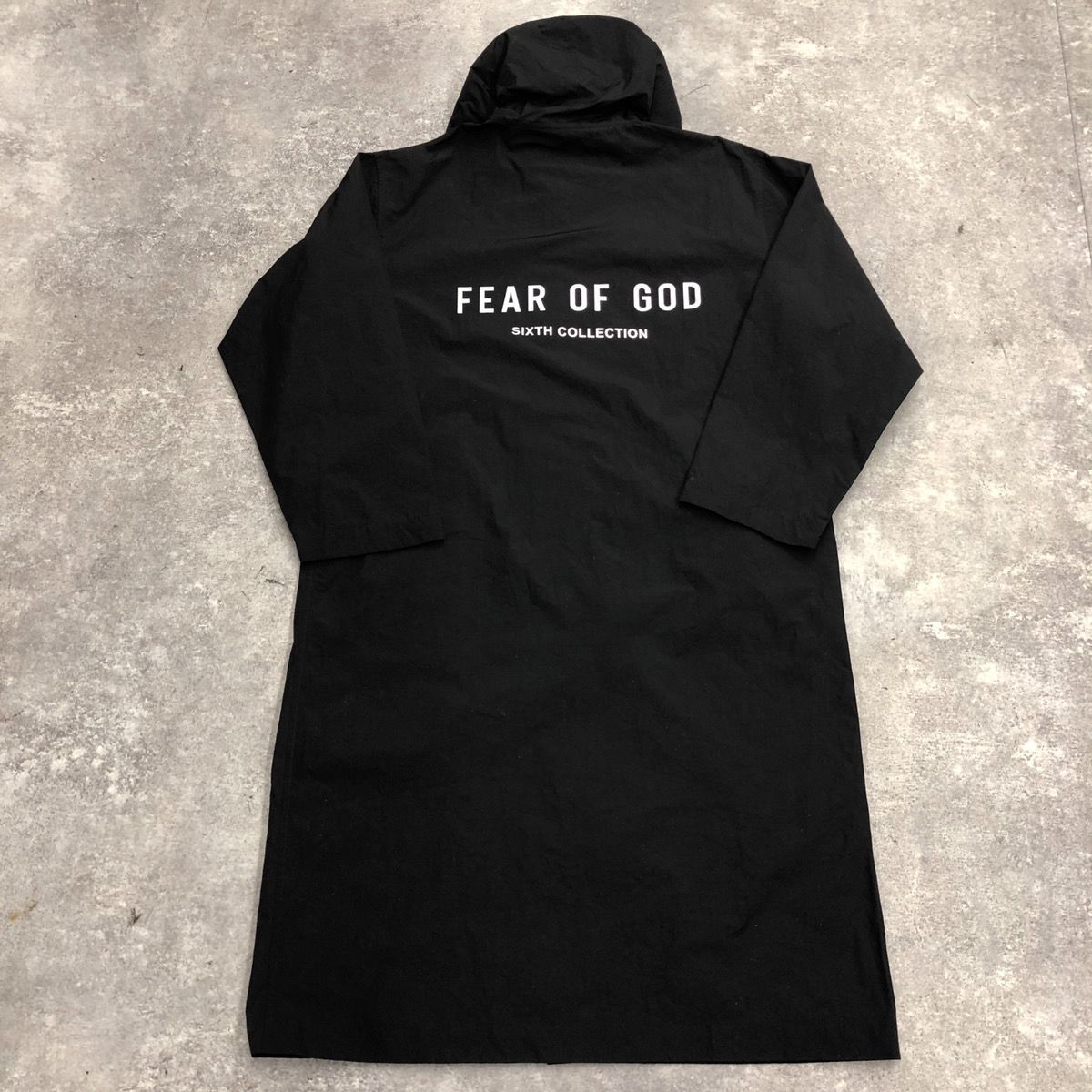 FEAR OF GOD SIXTH COLLECTION バックロゴレインコート