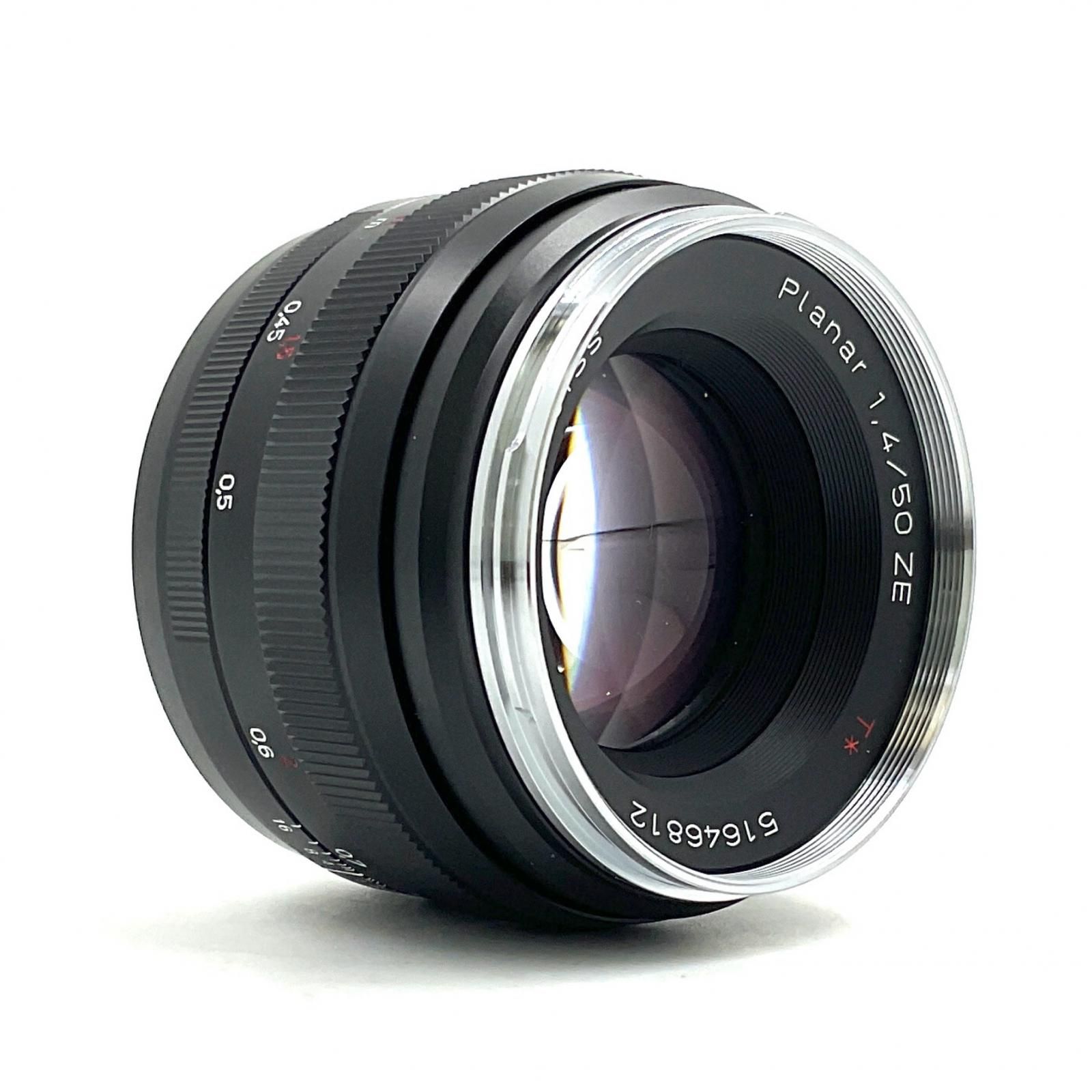 全額返金保証 最速発送 Carl Zeiss Planar T* 1.4|50 ZE Canon用 動作 済