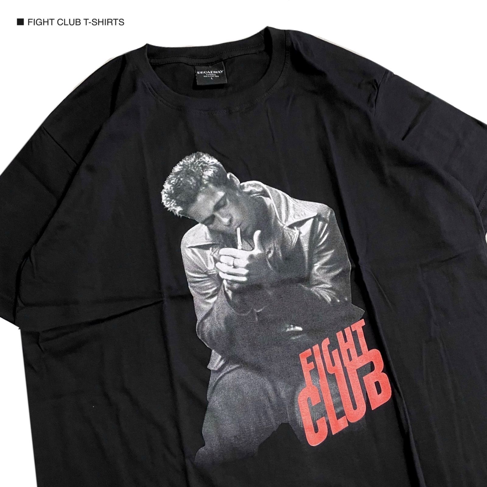 海外映画 ファイトクラブ FIGHT CLUB 半袖 Tシャツ ブラッドピット ロック バンドT - メルカリ