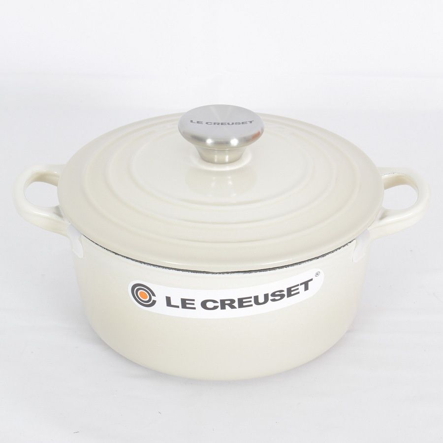 【美品】LE CREUSET　ココット ロンド デューン　18cm Le Creuset ル・クルーゼ ココット・ロンド 18cmを店頭にて販売