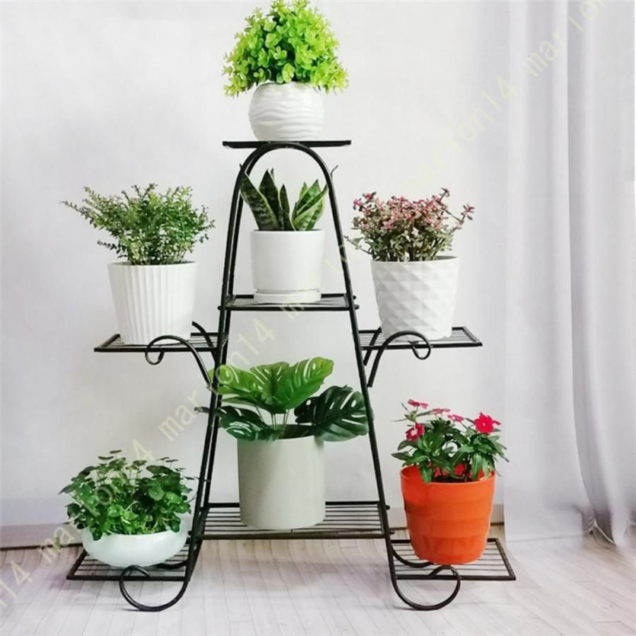 アートフラワーポットホルダー 鉢植え 鉄プラントスタンド