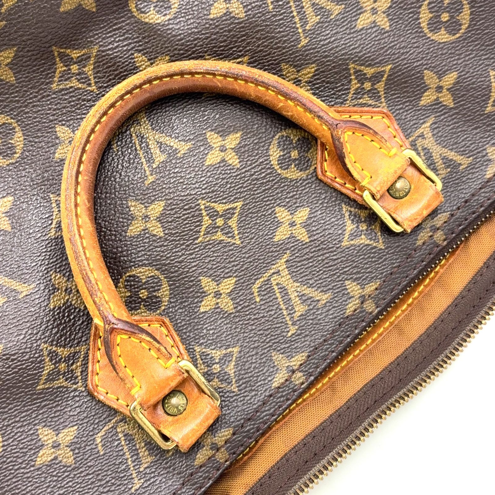 LOUIS VUITTON スピーディ40 モノグラム モノグラム レザー×PVC