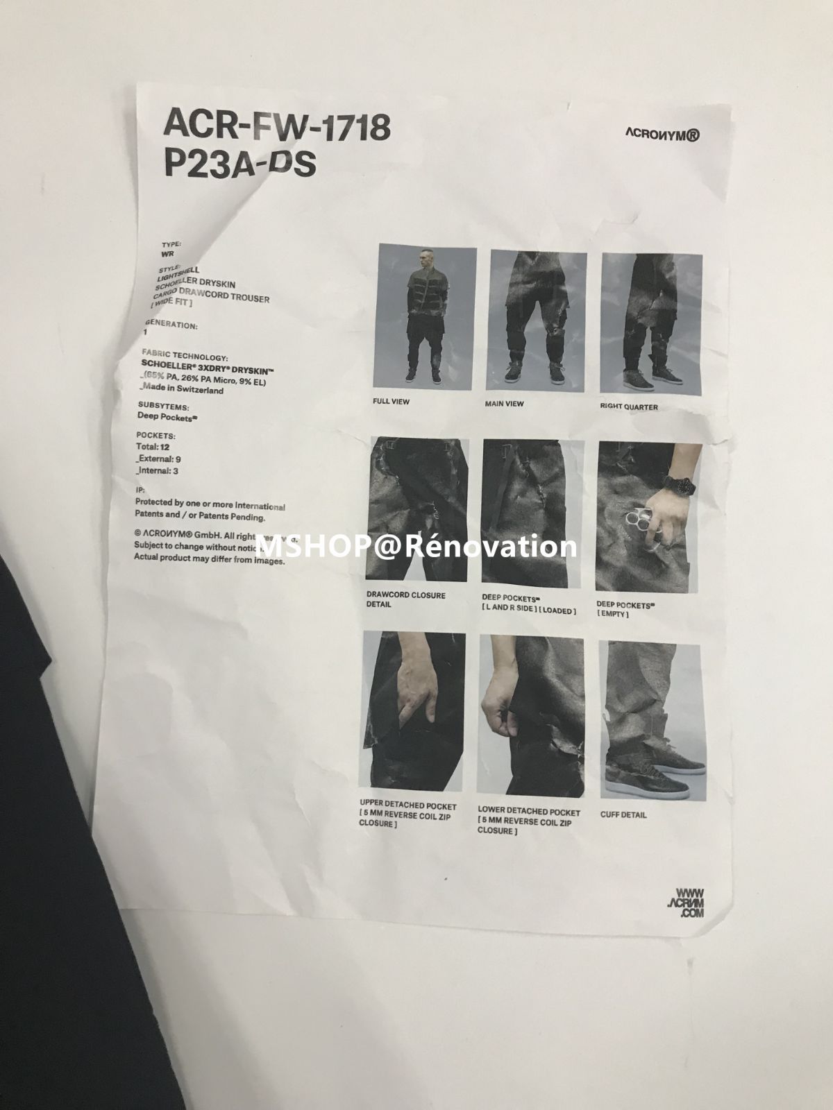 ACRONYM P23A-DS acronym アクロニウム - メルカリ ACRONYM P23A-DS acronym アクロニウム - メルカリ