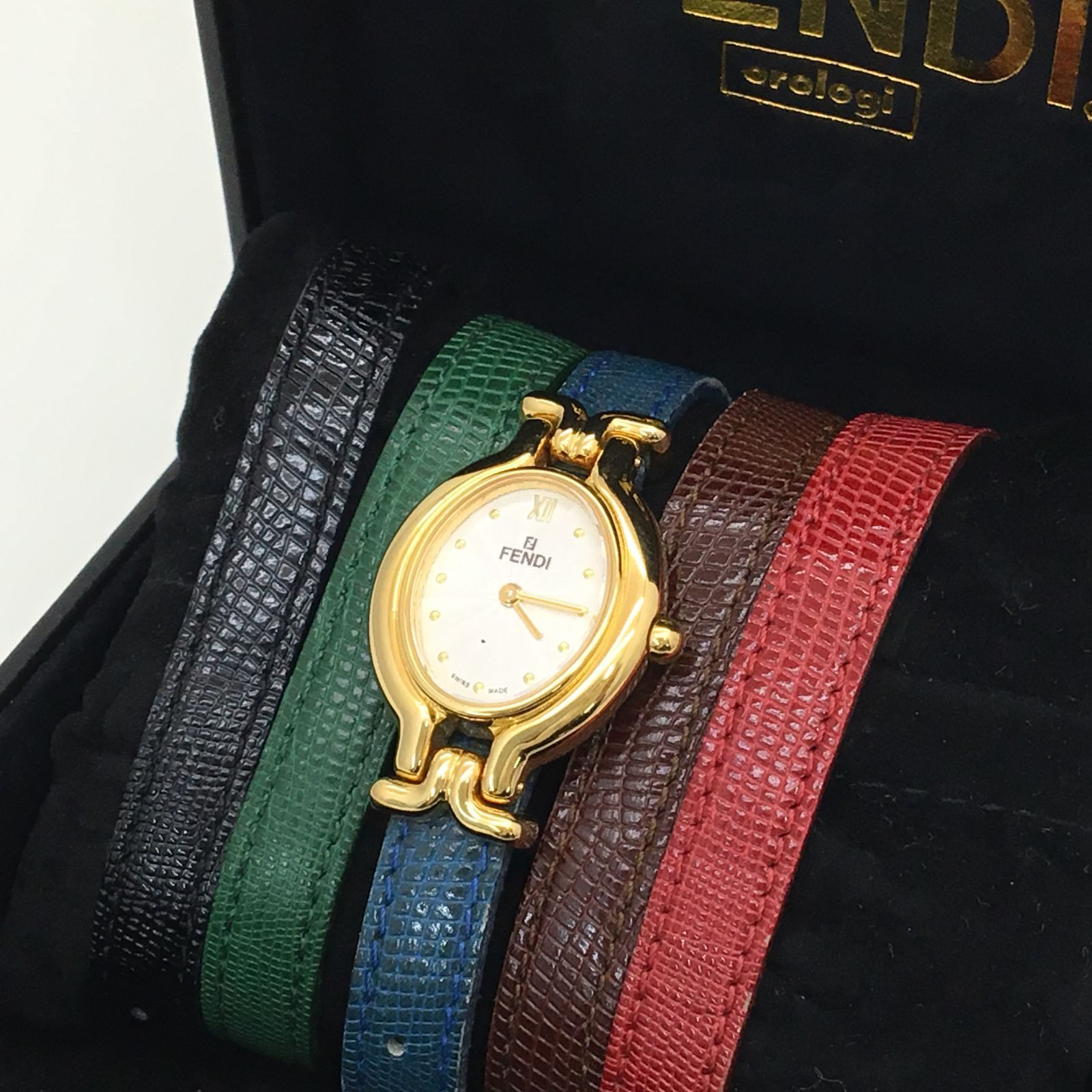 FENDI 腕時計 640L チェンジベルト 箱つき 稼働品 10-742 - ウルトラ