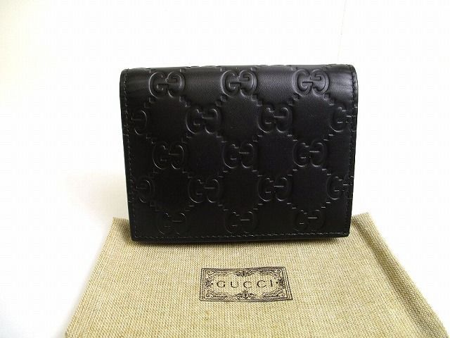 グッチ GUCCI GG シマ レザー 名刺入れ カードケース メンズ レディース