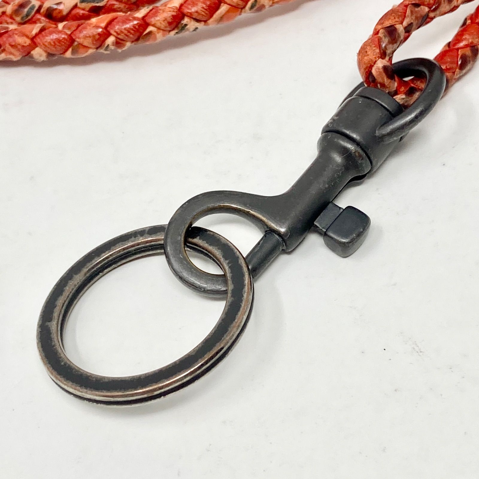 BOTTEGA VENETA/ボッテガ・ヴェネタ イントレチャート レザー×パイソン  