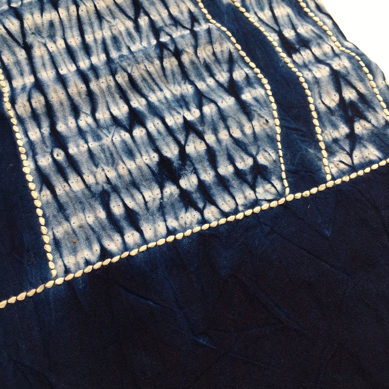 木綿 藍染 手絞り鯱柄タペストリー Amazon.co.jp: 手絞り 本藍染め