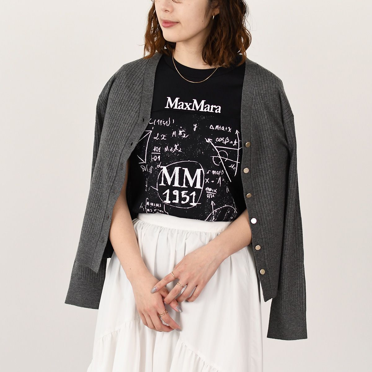 【MAX MARA】マックスマーラ コリブリ ピュア プリント Tシャツ Max Mara マックスマーラ Tシャツ カットソー トップス COLIBRI