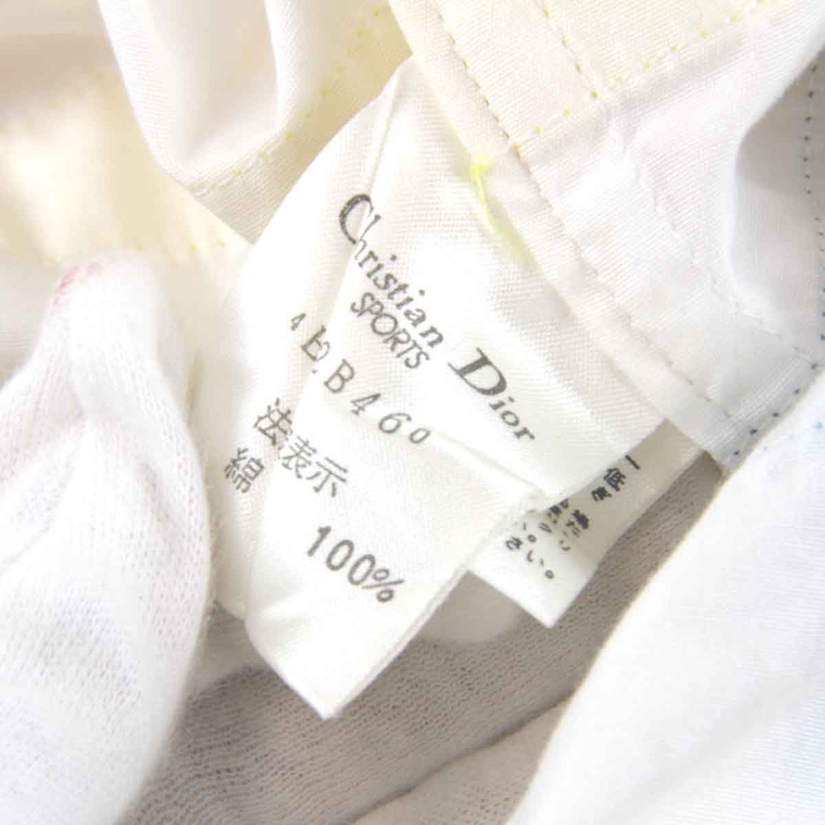 希少✨クリスチァンディオールスポーツ ブルゾン 白 M 良品『USED』 クリスチャンディオール SPORTS ブルゾン コットン