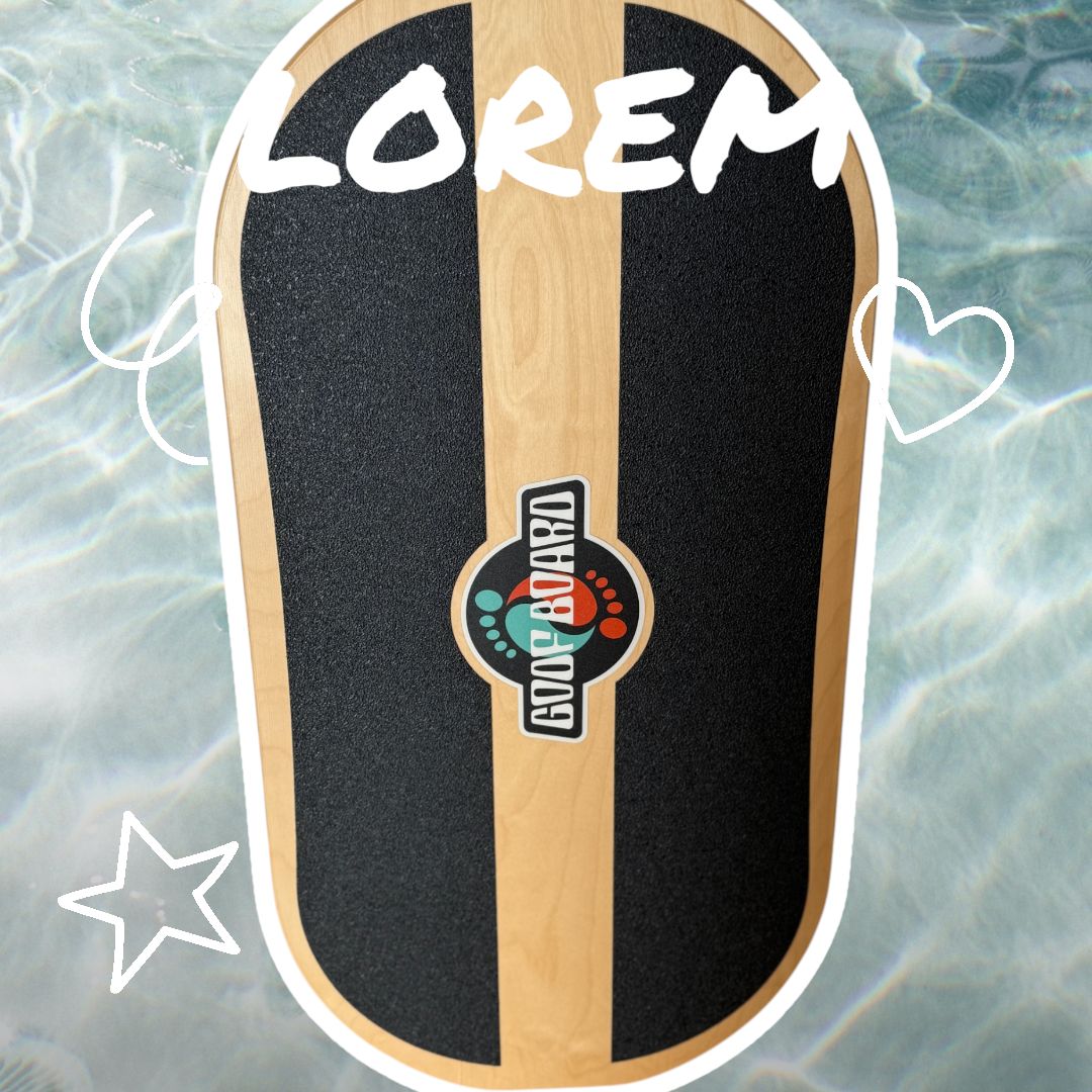 グーフボード GOOF BOARD バランスボード トレーニング 体幹 スポーツ サーフィン スケート 筋トレ用品 WHITEMONARCHHOTEL_COM