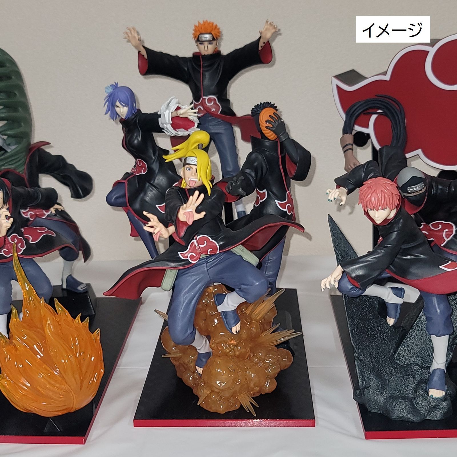 NARUTO フィギュア トビ 飛段 暁 ルームライト 4個セット NARUTO フィギュア トビ 飛段 暁 ルームライト 4個セット - メルカリ