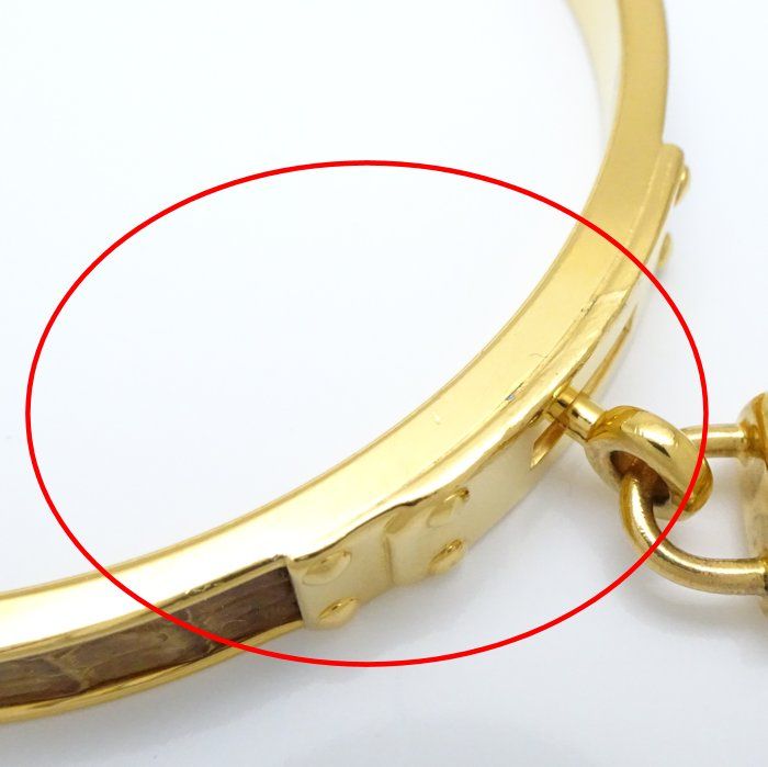 エルメス HERMES ケリー バングル(ゴールド×イエロー) 【公式通販】