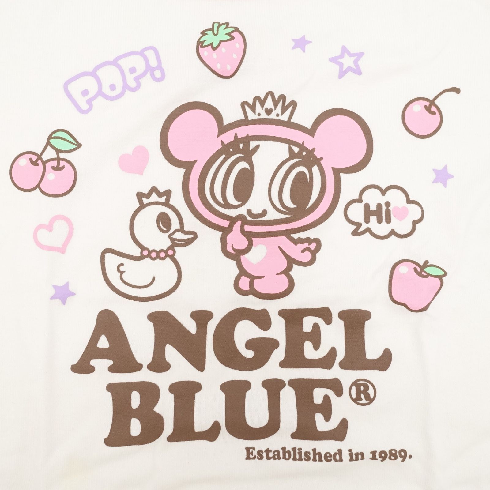 ANGEL BLUE キャラクタープリント Tシャツ 120cmサイズ
