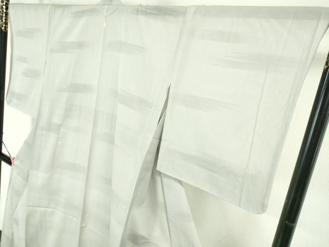 平和屋本店□極上 夏物 京都祇園の老舗 ぎをん齋藤 色無地 縦絽 霞紋紗