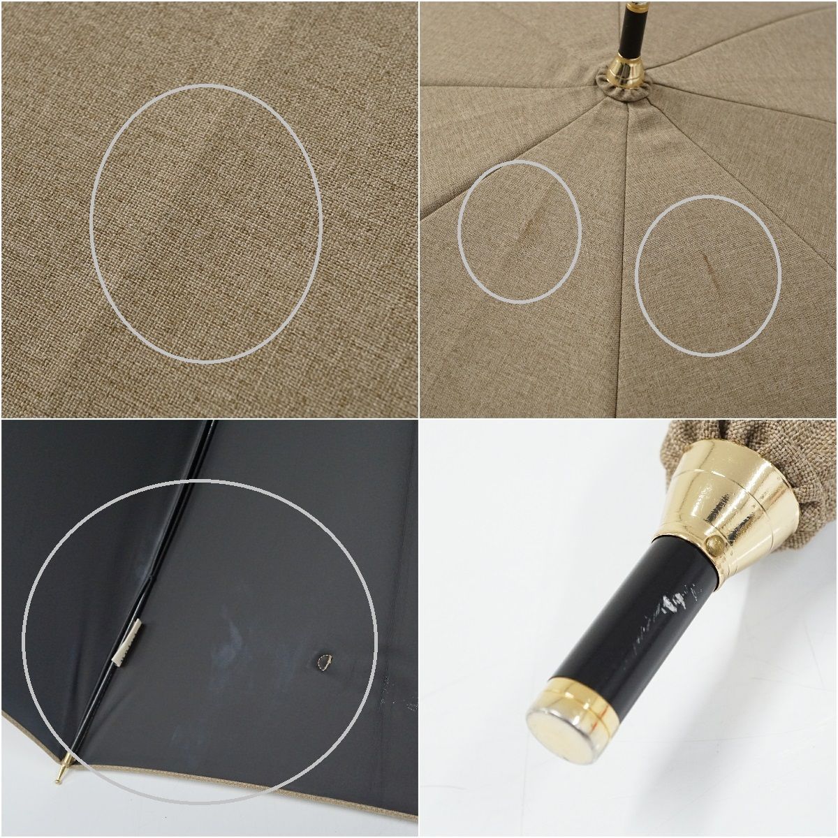 完全遮光日傘 untule アントゥーレ USED美品 Lサイズ 無地